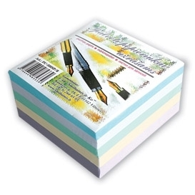 Lapeliai užrašams, 80x80mm, 500 lapelių, įvairių spalvų