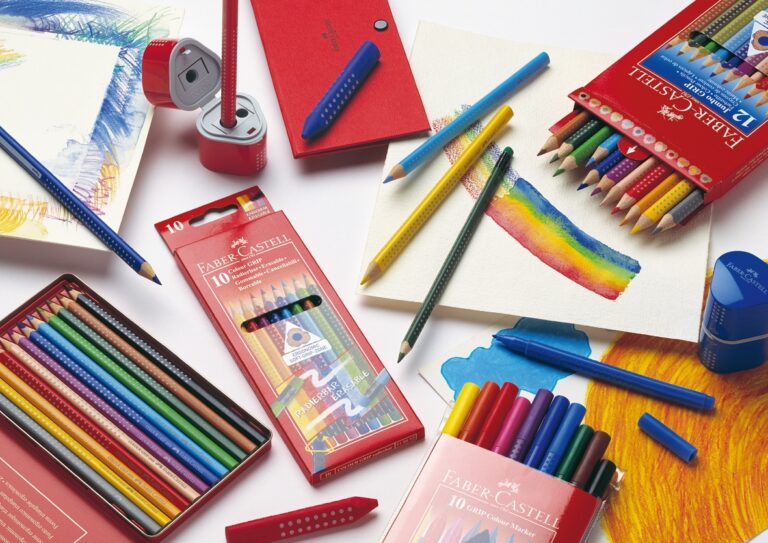 *Spalvoti pieštukai Faber-Castell GRIP 2001, 36 spalvos
