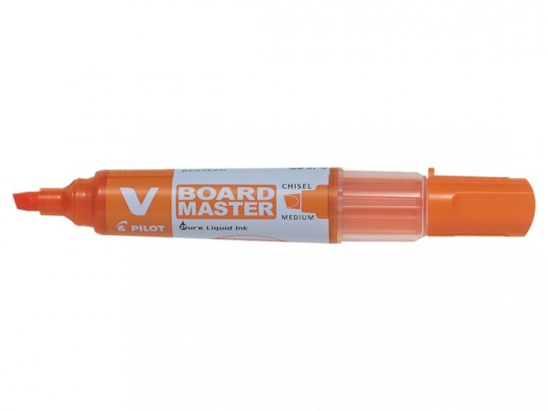 Žymeklis baltai lentai Pilot V Board Master, 2,2-5,2mm, oranžinės spalvos