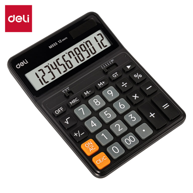 Skaičiuotuvas DELI, M333, 12 skaitmenų