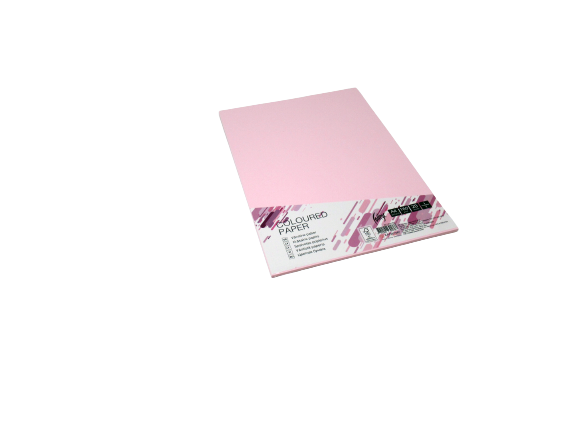 Kartonas College OPI74 A4,160g/m2,20 lapų, rožinės spalvos