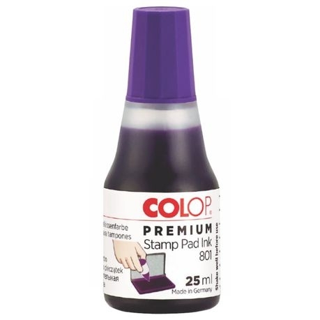 Tušas antspaudams COLOP PREMIUM 801, 25 ml, violetinės spalvos