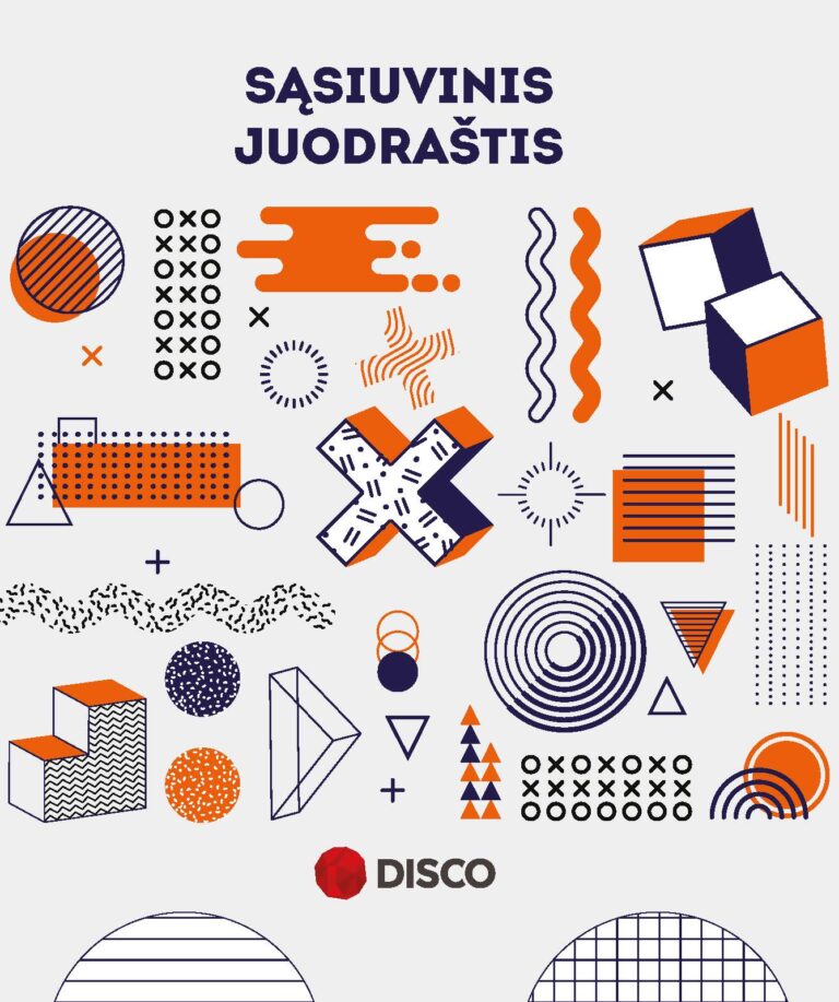 Sąsiuvinis- juodraštis, 32 lapų, linijomis ir langeliais