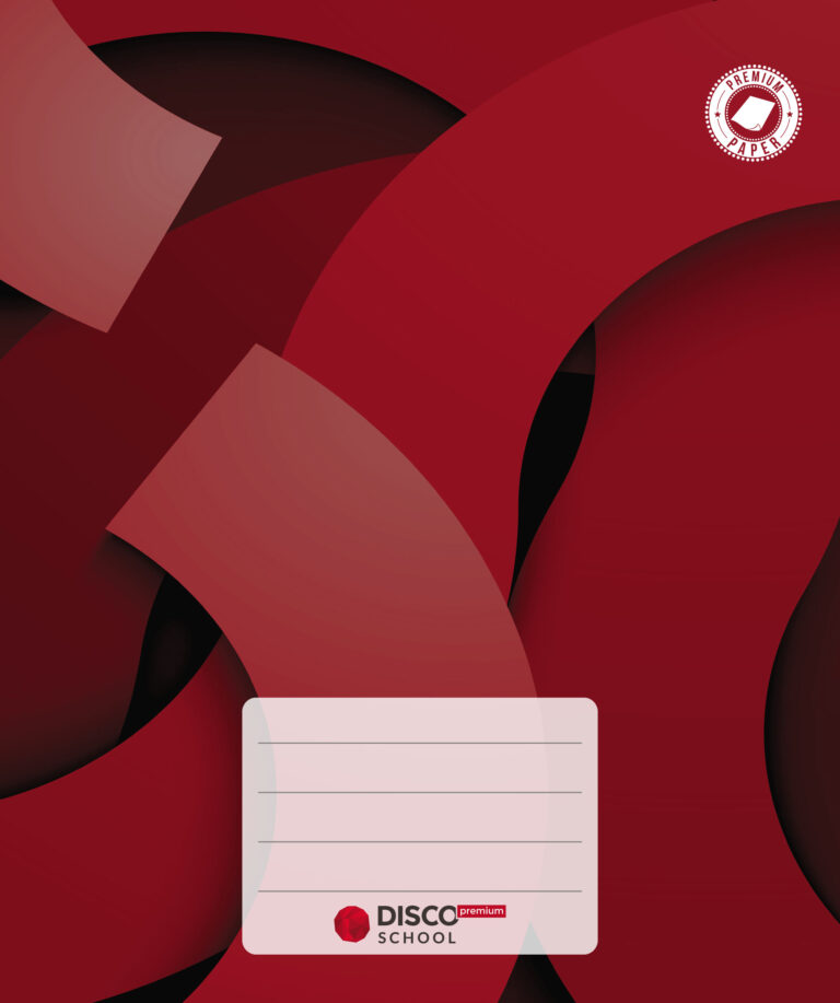 Sąsiuvinis Disco Premium School, 32 lapų, langeliais