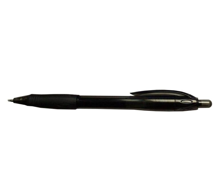 *Automatinis tušinukas Cello Jetta Gel, gelinis, 0,7mm, juodas