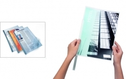 Įmautės įsegimo nugarėlei Durable, skaidrios, 10vnt