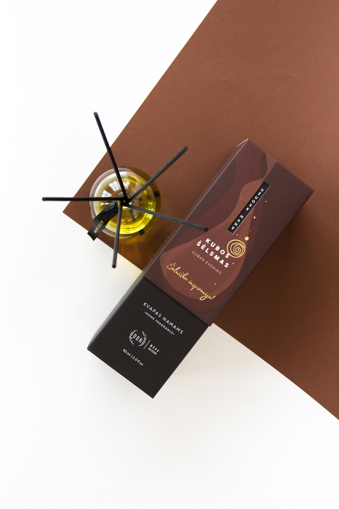 Kvapas namams ODORO MOOD Kubos šėlsmas, 90 ml