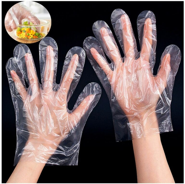 Vienkartinės pirštinės HDPE, 100vnt, dydis L