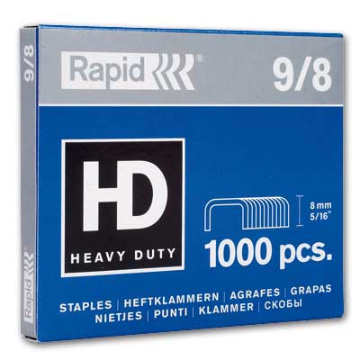 Sąsagėlės Rapid Strong, Nr.66/6mm, 5000vnt., cinkuotos