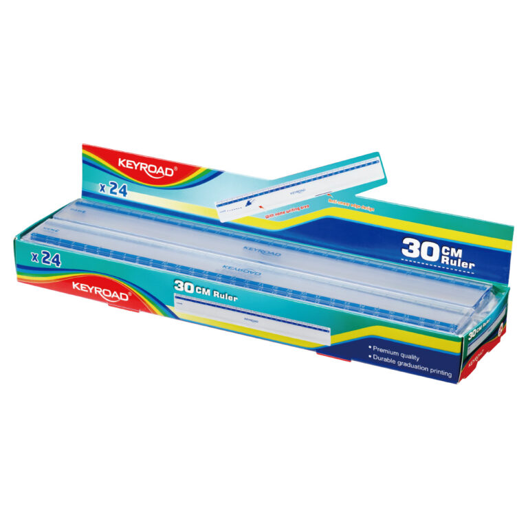Liniuotė Keyroad, 30cm, skaidri