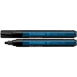 Žymeklis Schneider Paint Marker Maxx 270, 1-3mm, su aliejiniu tušu, juodos spalvos