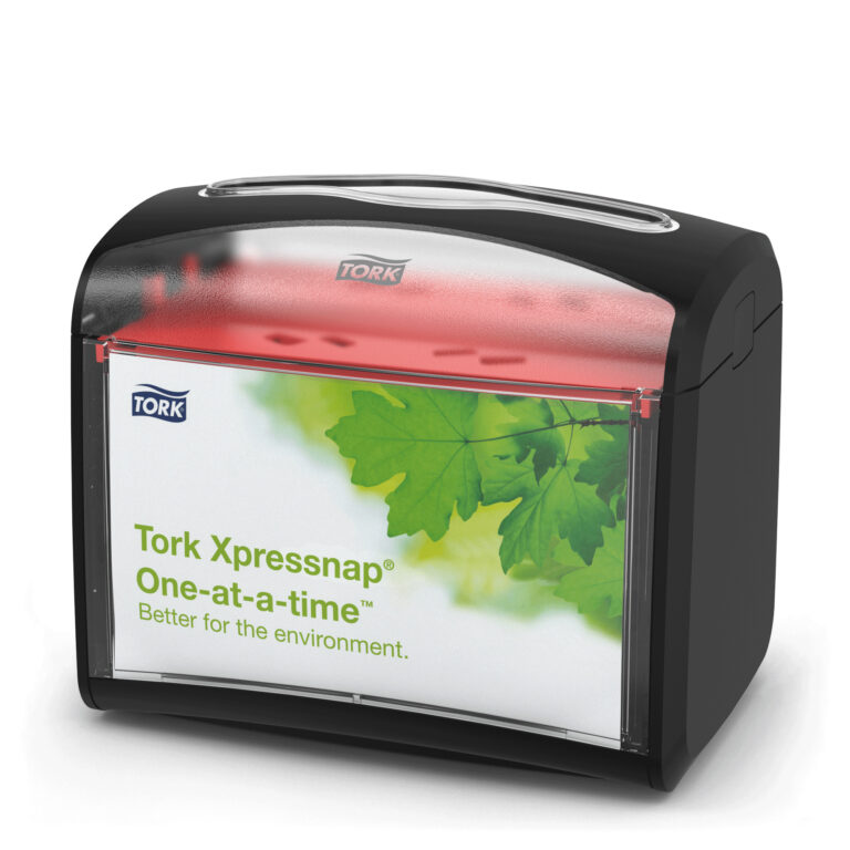 Laikiklis stalo servetėlėms Tork Xpressnap N4 (272611), juodos spalvos, plastikinis