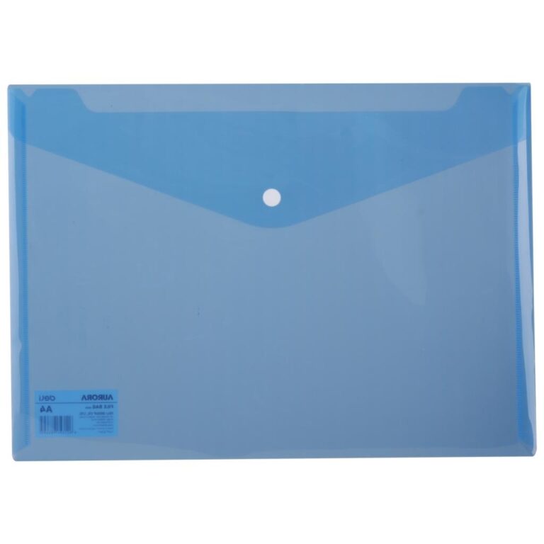 Aplankas – vokas DELI, A4, mėlynos spalvos