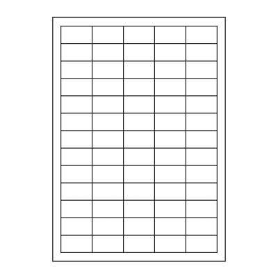 Lipnios etiketės Avery Europe, A4, 38×21,2mm, 65 etiketės lape, 100 lapų, baltos spalvos