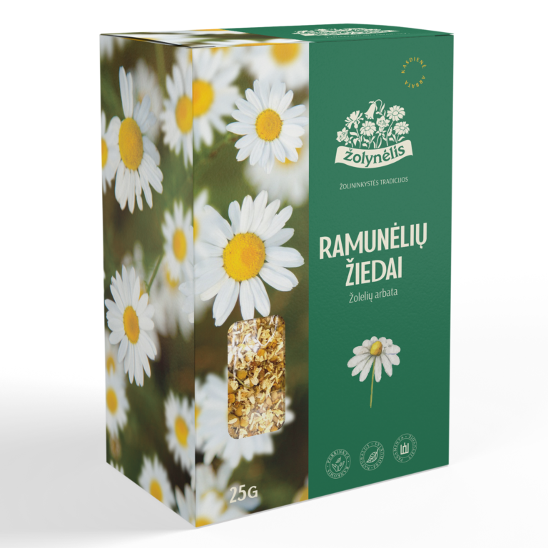 Žolelių arbata Žolynėlis, Ramunėlių žiedai, 25 g