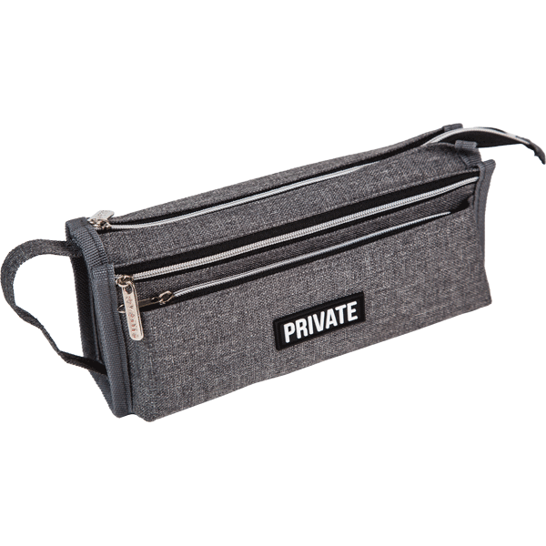 Penalas DeVente, Private, 21x10x7,5cm, pilkos spalvos