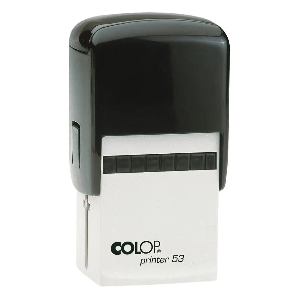 Antspaudas Colop Printer 53, juodos spalvos + polimeras