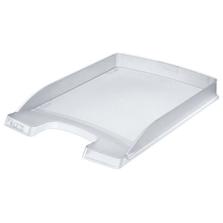 Dokumentų lentynėlė Leitz Plus Slim, A4, plastikinė, skaidri