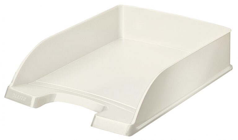 Dokumentų lentynėlė Leitz Plus Wow, 255x70x357mm, plastikinė, blizgi, baltos spalvos