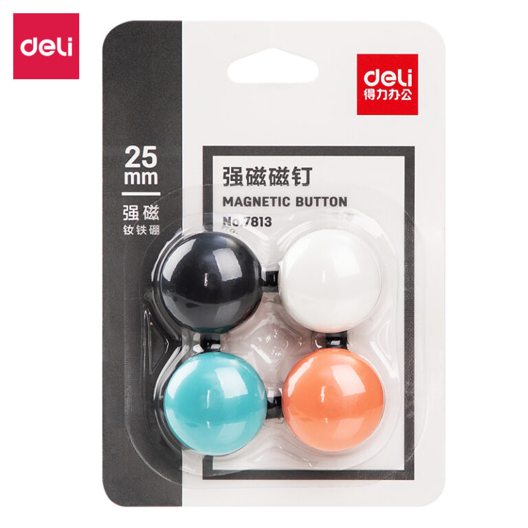 Magnetai DELI 7813, 25mm, 4vnt