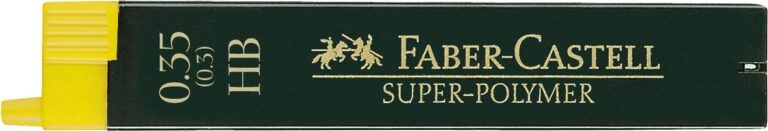 Grafitai Faber-Castell Super Polymer, HB, 0.35mm, 12 vnt.