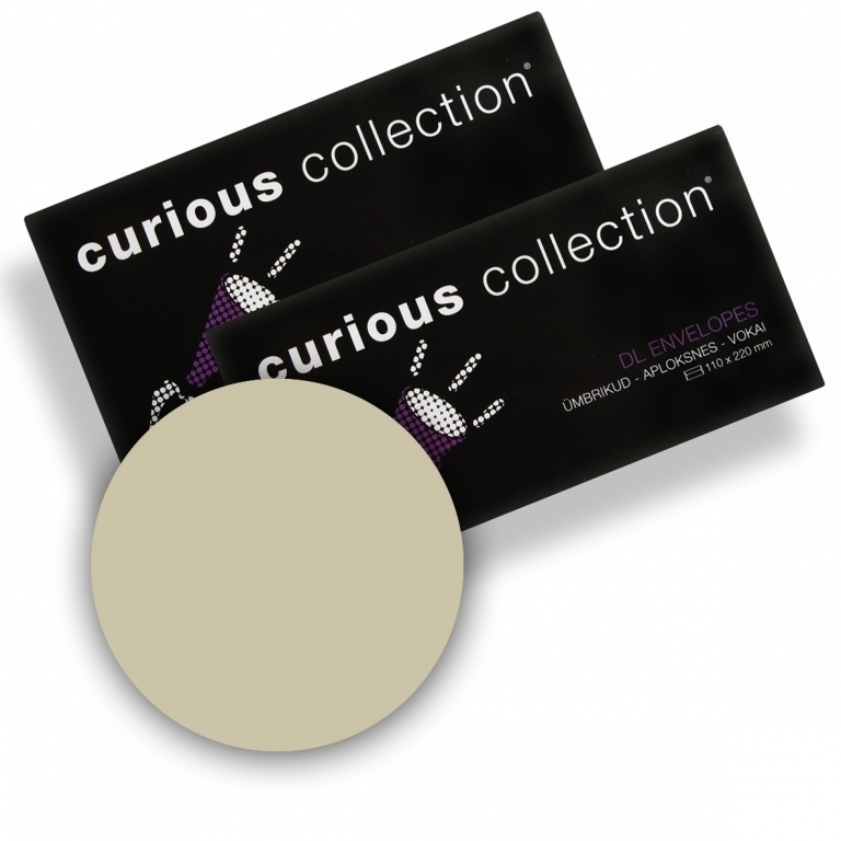 Dekoratyviniai vokai Curious Lustre, C65, 110x220mm, 120g, 20vnt