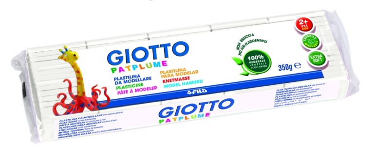 Plastilinas Fila Giotto Patplume, 350g, baltos spalvos