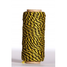 Notarinis siūlas, 35m , geltona/juoda spalvos