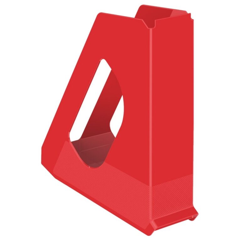 Dokumentų stovas Esselte Europost Vivida, A4, 72x256x260mm, plastikinis, raudonos spalvos