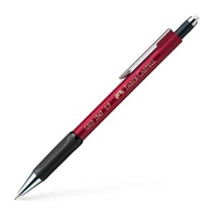 Automatinis pieštukas Faber-Castell Grip 1347, raudonos spalvos, 0.7mm