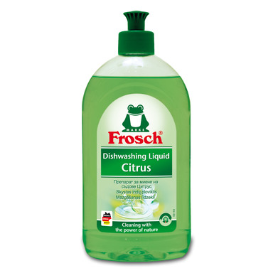 Indų ploviklis Frosch, ekologiškas, 500ml, žaliųjų citrinų aromato