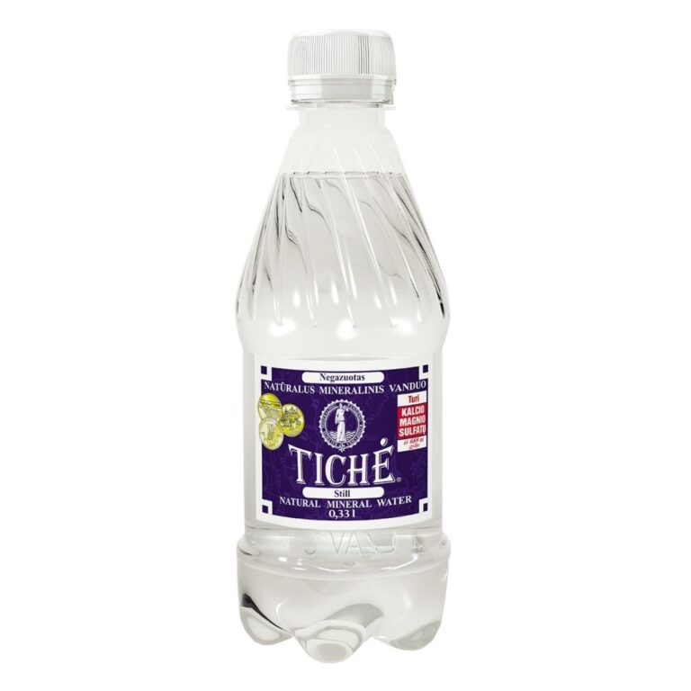 Natūralus mineralinis vanduo Tichė, negazuotas, plastikiniame buteliuke, 0.33l (D)