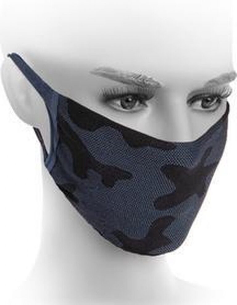 *Daugkartinė apsauginė veido kaukė Fiore, Military Blue