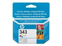 Rašalo kasetė HP C8766EE, Nr, 343, trispalvė, 260 psl, originalas