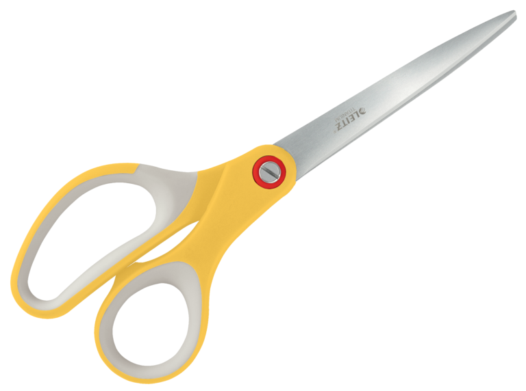 Žirklės Leitz Cosy Titanium, šiltai geltonos spalvos