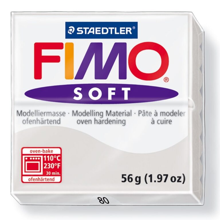 Modelinas Fimo, 56g, pilkos spalvos
