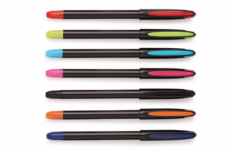 Tušinukas Cello Maxriter XS, įvairių spalvų korpusai, mėlynos spalvos