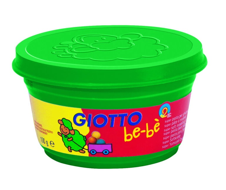 *Plastilinas Fila Giotto Bebe 3x100g, mėlyna, balta, žalia