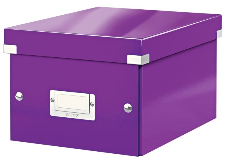 Universali dėžė Leitz Click&Store Small, 216x160x282mm, violetinės spalvos