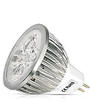 *Lemputė LED, 5.5W, MR16 (GU5.3), 12V, 45 laipsniai, šaltai balta