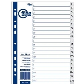 **Skiriamieji lapai Forpus, A4, A-Z, plastikiniai