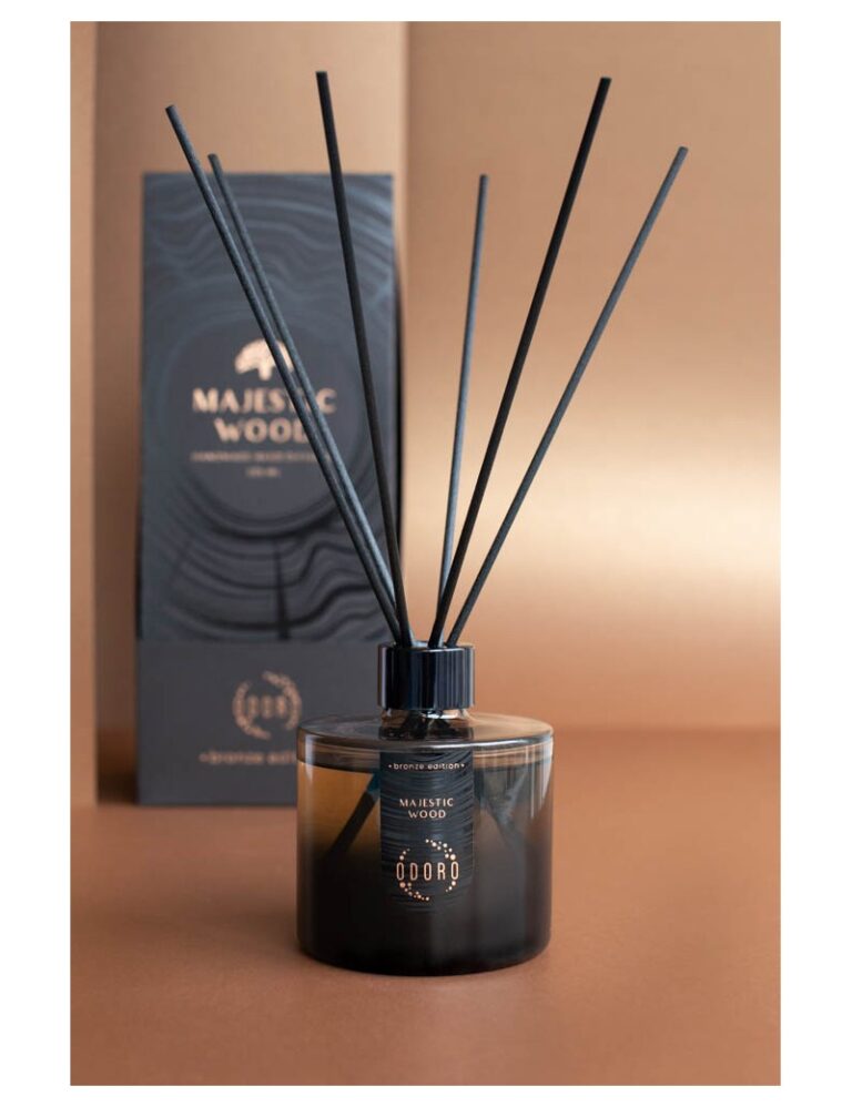 Kvapas namams ODORO Bronze Edition Didingas medis, 225 ml
