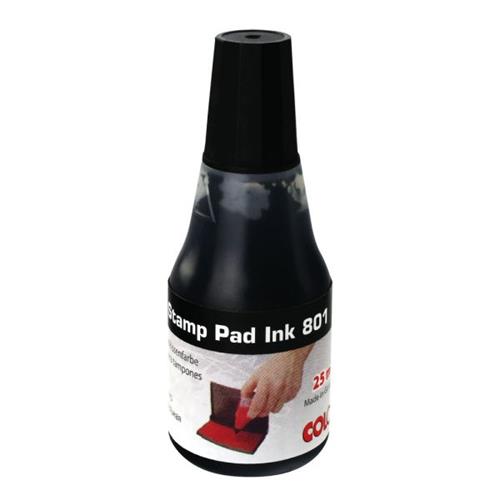 Tušas antspaudams COLOP PREMIUM 801, 25ml, juodos spalvos