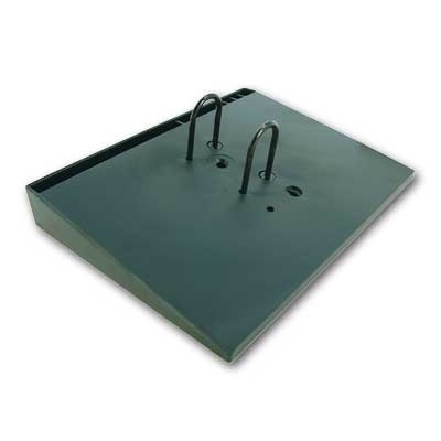 Stovas kalendoriui, plastikinis, juodos spalvos