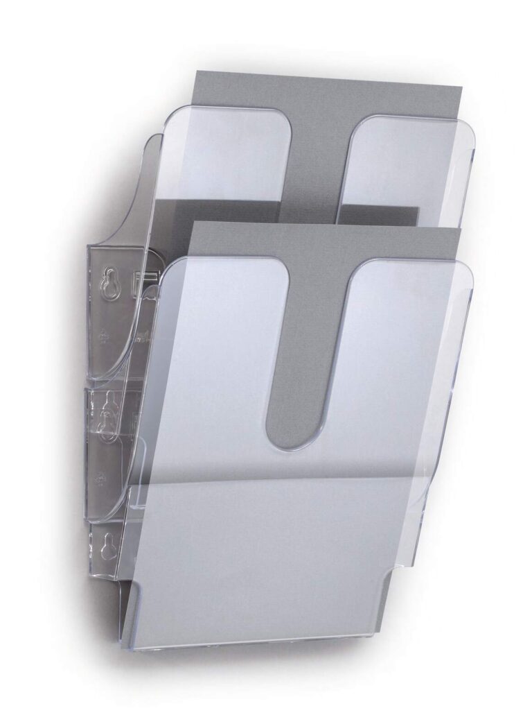Sieninis dokumentų stovas Durable Flexiplus, A4, 2-jų skyrių, vertikalus