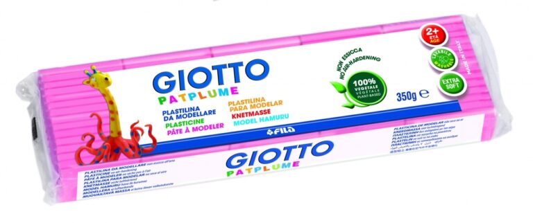 Plastilinas Fila Giotto Patplume, 350g, rožinės spalvos