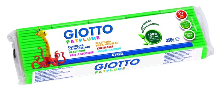 Plastilinas Fila Giotto Patplume, 350g, šviesiai žalios spalvos