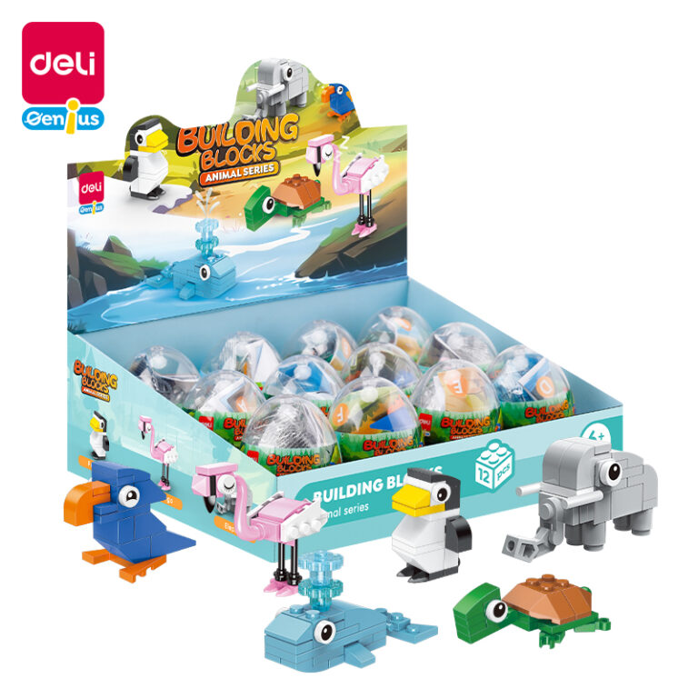 Konstruktorius DELI, 12 gyvūnų rūšių