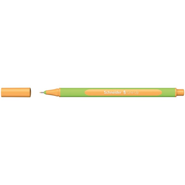 *Rašiklis su kamšteliu Schneider, Line -Up 0,4mm neon-orange spalvos