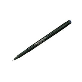 Rašiklis – žymeklis Faber-Castell Finepen 1511, 0.4mm, mėlynos spalvos, žalios spalvos korpusas